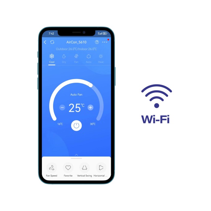 Mobilní klimatizace Olimpia Splendid Dolceclima Air Pro 13 A+ WiFi