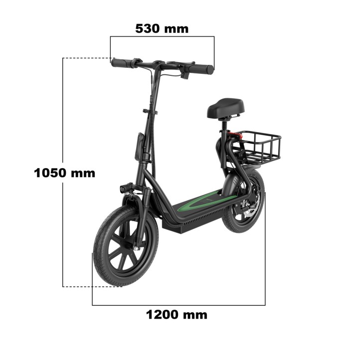 Elektrokoloběžka AERIUM AOVO PRO COMFORT V2 černá