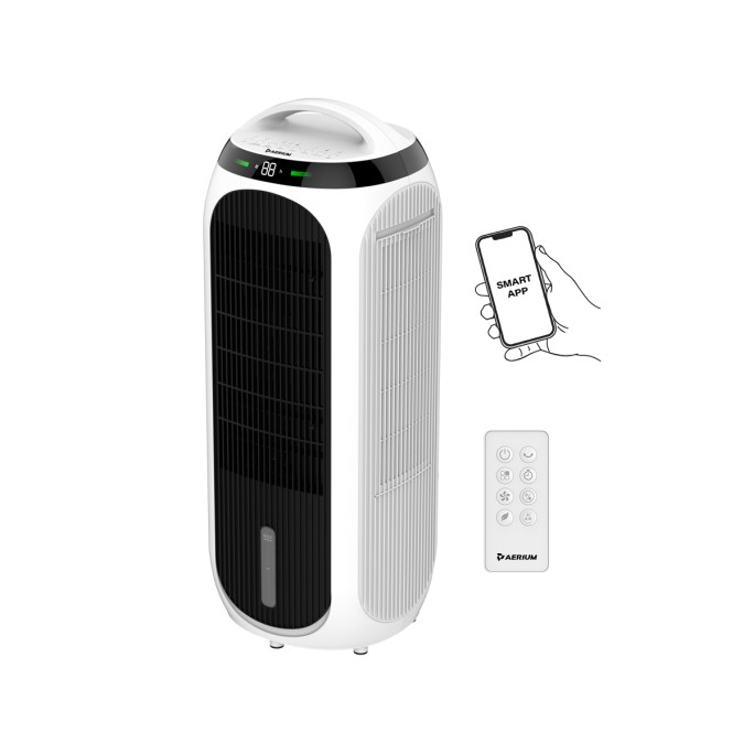 Ochlazovač vzduchu, čistička vzduchu, zvlhčovač a ventilátor AERIUM TotalCare 4in1 H13WIFI